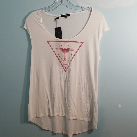Guess Tiesto Collection night flight tee white M - Picture 1 of 10